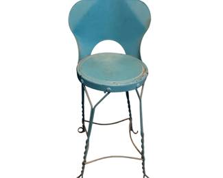 Vintage metal kitchen or toddlers chair