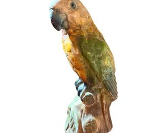 Chalk Ware parrot vintage