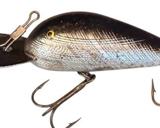 Older USA Made Bill Norman Little Scooper, Silver Black Back