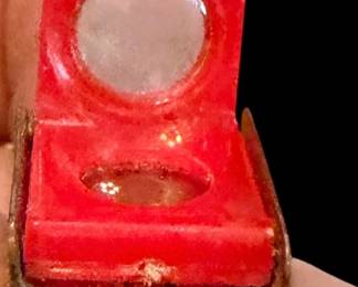 1949 ROY ROGERS MICROSCOPE RING Quaker Oats cereal premium