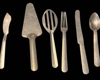 28 pieces made in USA doll utensils
