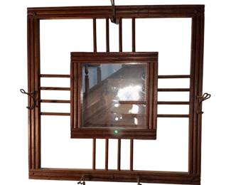 Antique coat and hat rack