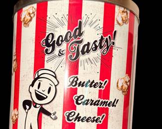 Vintage good and tasty popcorn tin