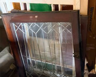 Lots of leaded and stained glass