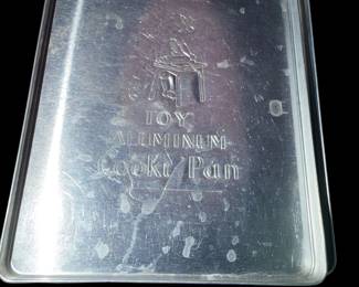 VINTAGE TOY ALUMINUM COOKY PANS