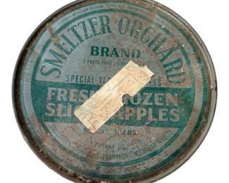 Vintage 30 lb advertising can