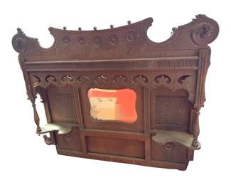 Antique buffet, organ or mantel topper.