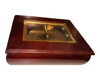 Mr Christmas Musical Bell Symphonium 12+ Discs Wooden Music Box
