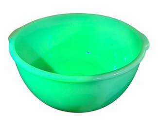 Uranium glass batter bowl