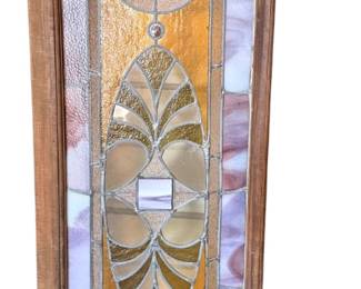 Lots of beautiful stained glass and leaded glass