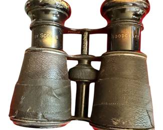 Vintage Marchand Paris Binoculars Markings "Boy Scout" Moorcraf"