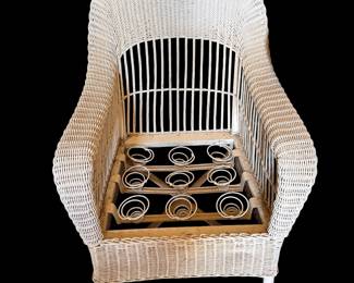 Antique wicker chair