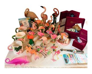 Collection of everything flamingos!