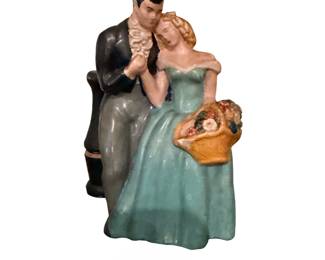 Finarts Studios 1946 Vintage Figurine Formal Couple / Bride and Groom