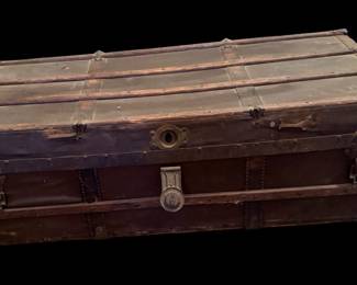Vintage steamer trunk