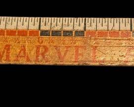 12 inch advertising ruler, marvel bread