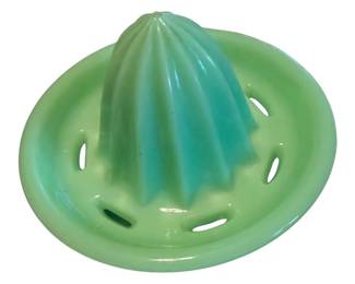 Vintage Jadeite Reamer,McKee Jadeite,Citrus juicer,,1930’s kitchware. Uranium glass