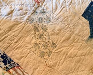 Vintage quilt. Handmade