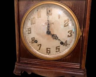 Vintage E. Ingraham 8-Day Mechanical Mantel / Shelf Clock
