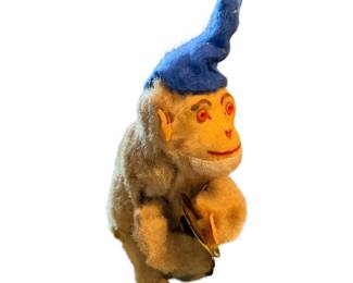 Vintage Max Carl Wind Up Monkey cymbal monkey/Germany