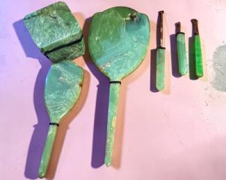 Vintage 1930s dresser set
