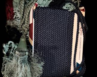 New tie backs, braid, etc…