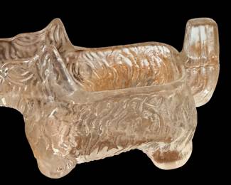 Vintage Glass Scottie Dog Creamer - Post Cereal Give Away - 1930s L. E. Smith