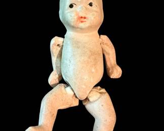 Antique Gorgeous Miniature Bisque Doll Jointed Moving Articulated occupied Japan