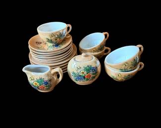 Collection of children’s tea sets