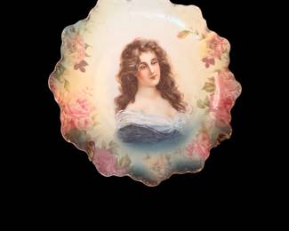 Vintage RC Penske Bavaria Portrait Plate | Rosenthal Porcelain Dish, Circa 1900-1910