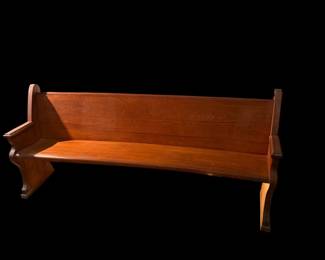 Beautiful antique Church Pew