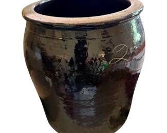 Crock with scratched 2