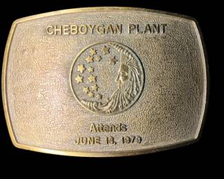 Cheboygan 1979 belt buckle