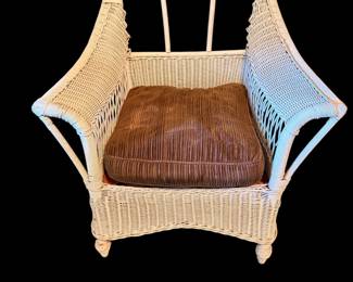 Antique wicker chair