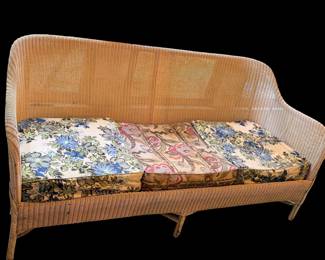 Antique wicker sofa