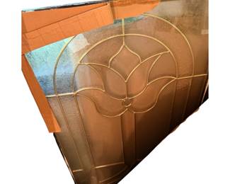 21 x 36 Beveled Glass, Tulip Window