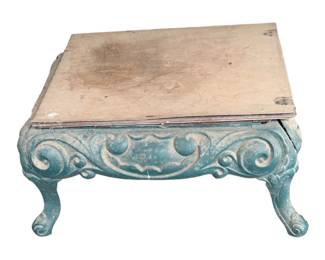 Salvaged Antique Ornate Cast Iron Stove Base