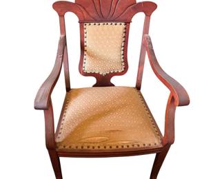 Antique gentleman’s chair. Has matching ladies chair and settee