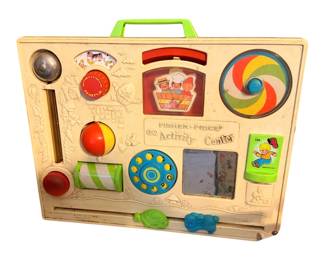 Vintage 1973 Fisher Price Activity Center Busy Board for Baby or Toddler