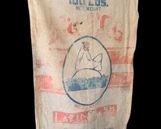 Purina laying mash feed sack