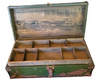 Vintage tackle box