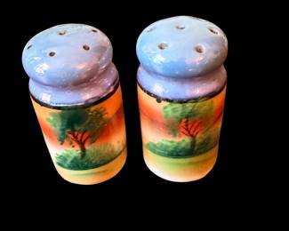 Large collection of vintage salt and peppers