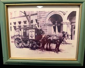 Framed ivory soap ad vintage
