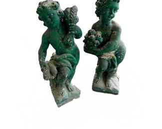 VINTAGE NEOCLASSICAL STYLE CHERUB/PUTTI GARDEN STATUES. There are several