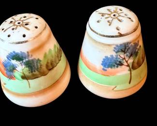 Large collection of vintage salt and peppers