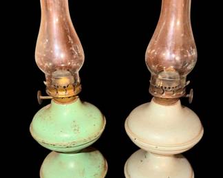 Small kerosene lanterns