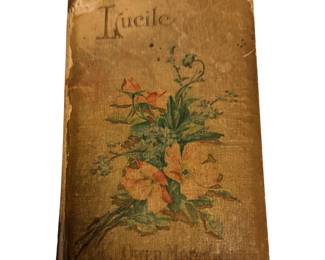 nice vintage book Lucile 1860