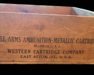 Vintage ammo box