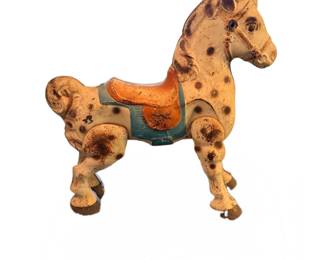 MOBO Vntg Metal Steer Bronco Horse