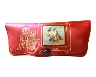 Flicker Child's Glass Case, Vintage, 1950's? Cool!